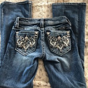 Girls Miss Me Boot cut jeans size 8
